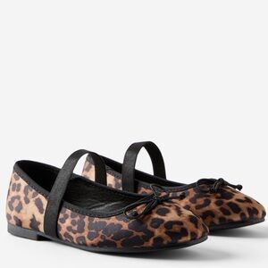 Leopard Print Kids Dress Shoes